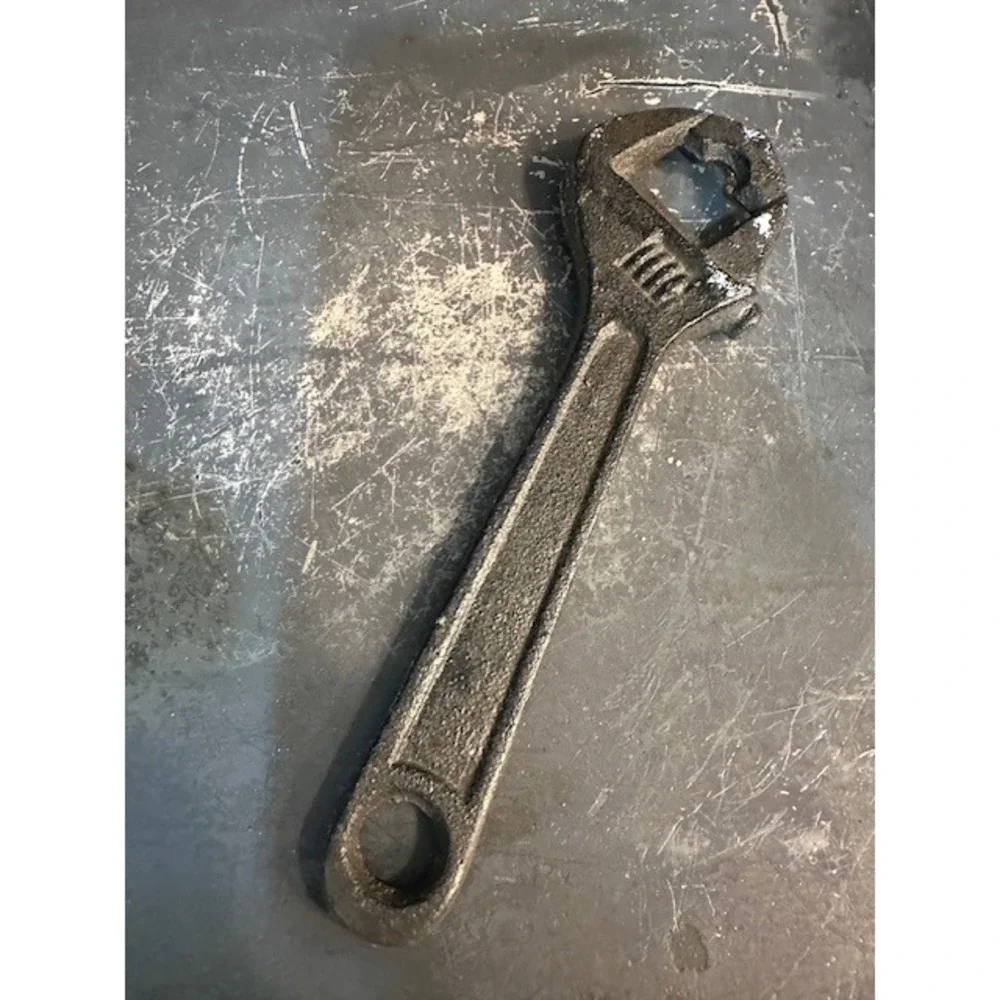 Vintage Style Cast Iron Wrench Bottle‎ Opener Industrial Mechanic Bar Tool 7.5